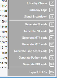 Build Alpha Pine Script code generators