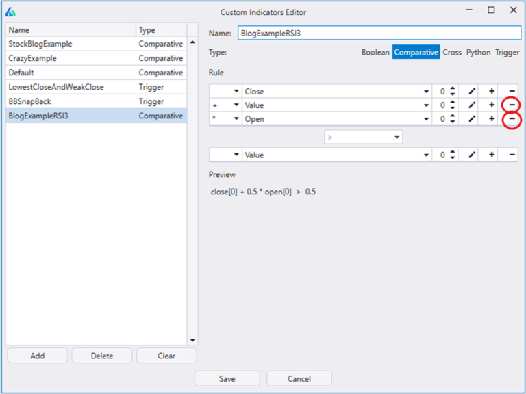 Build Alpha Custom Signal Editor - Build Alpha