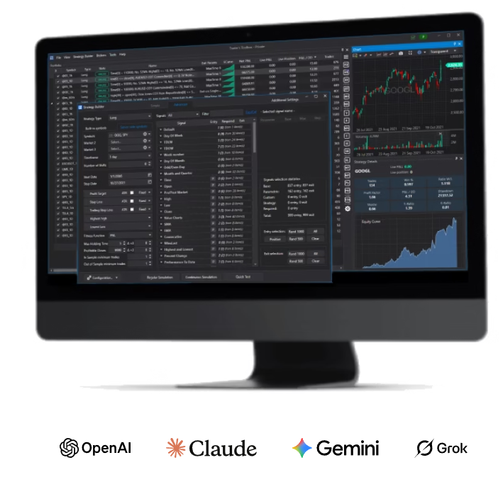 Build Alpha with AI integration — OpenAI, Claude, Gemini, Grok